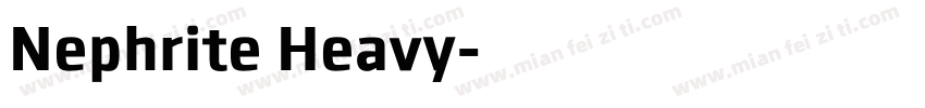 Nephrite Heavy字体转换